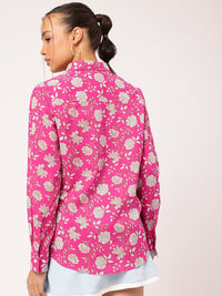 DressBerry Pattern Play Floral Print Shirt
