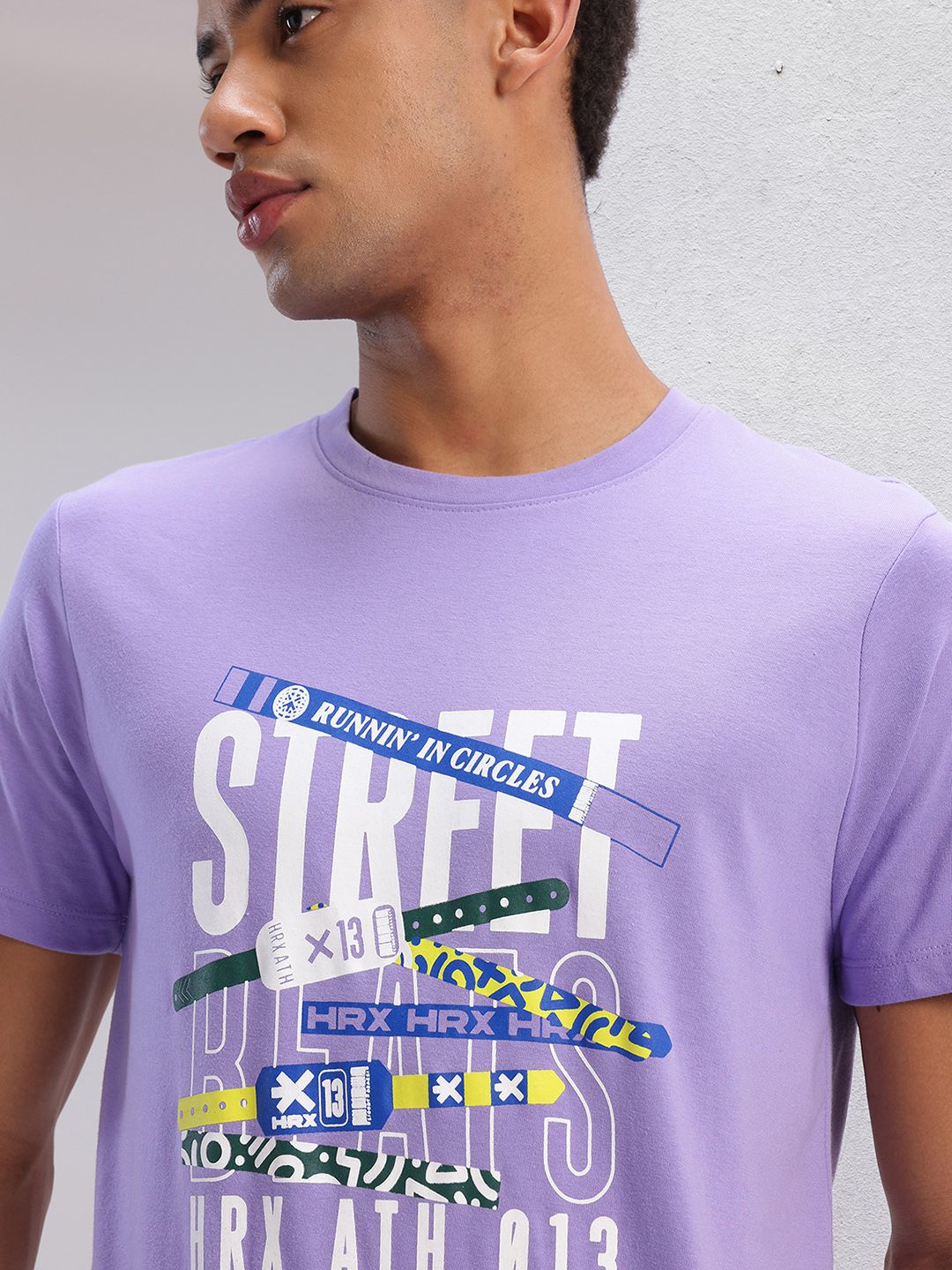 HRX by Hrithik Roshan Typography Printed T-shirt