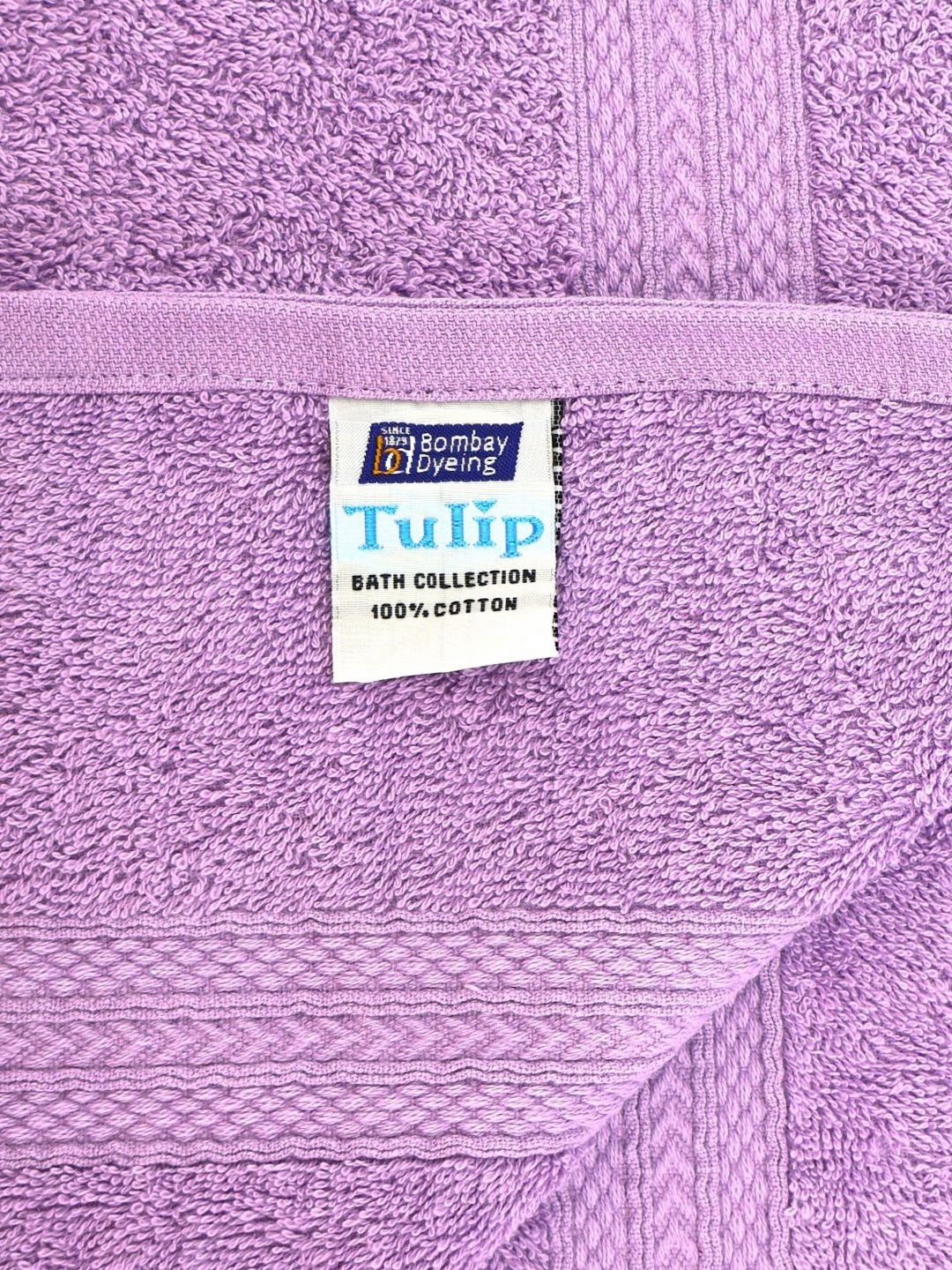 BOMBAY DYEING Lavender Cotton 450 GSM Bath Towel