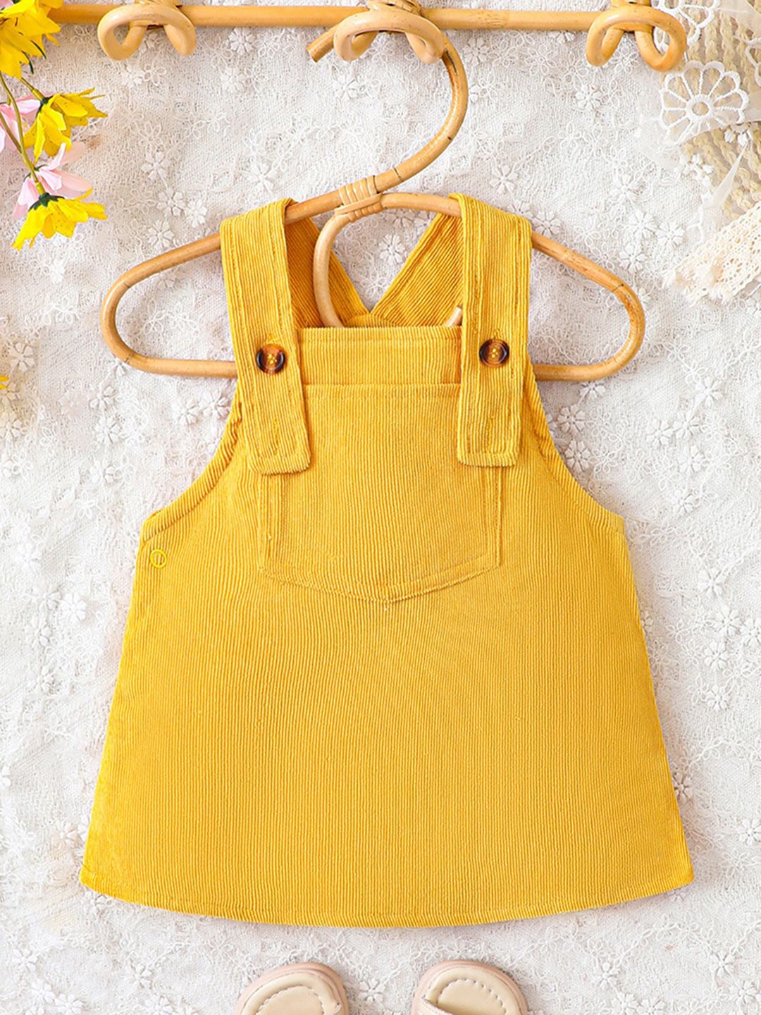 YK Girls Shoulder Straps A-Line Dress