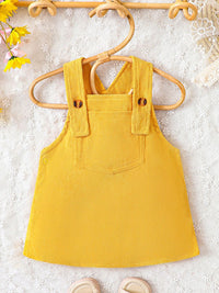 YK Girls Shoulder Straps A-Line Dress