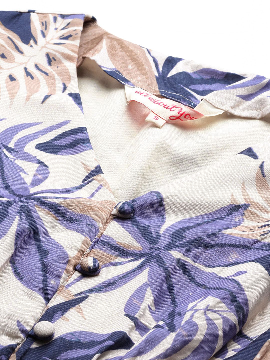 all about you Floral Print Puff Sleeve Fit & Flare Dress