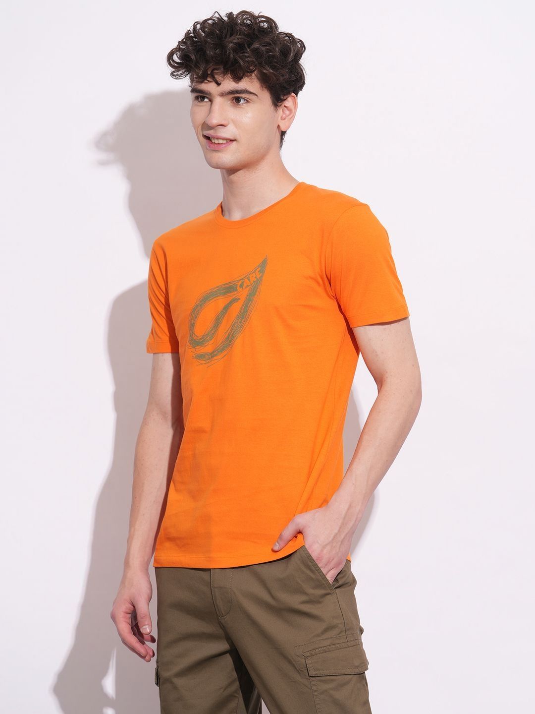 Being Human Men Printed Slim Fit T-shirt