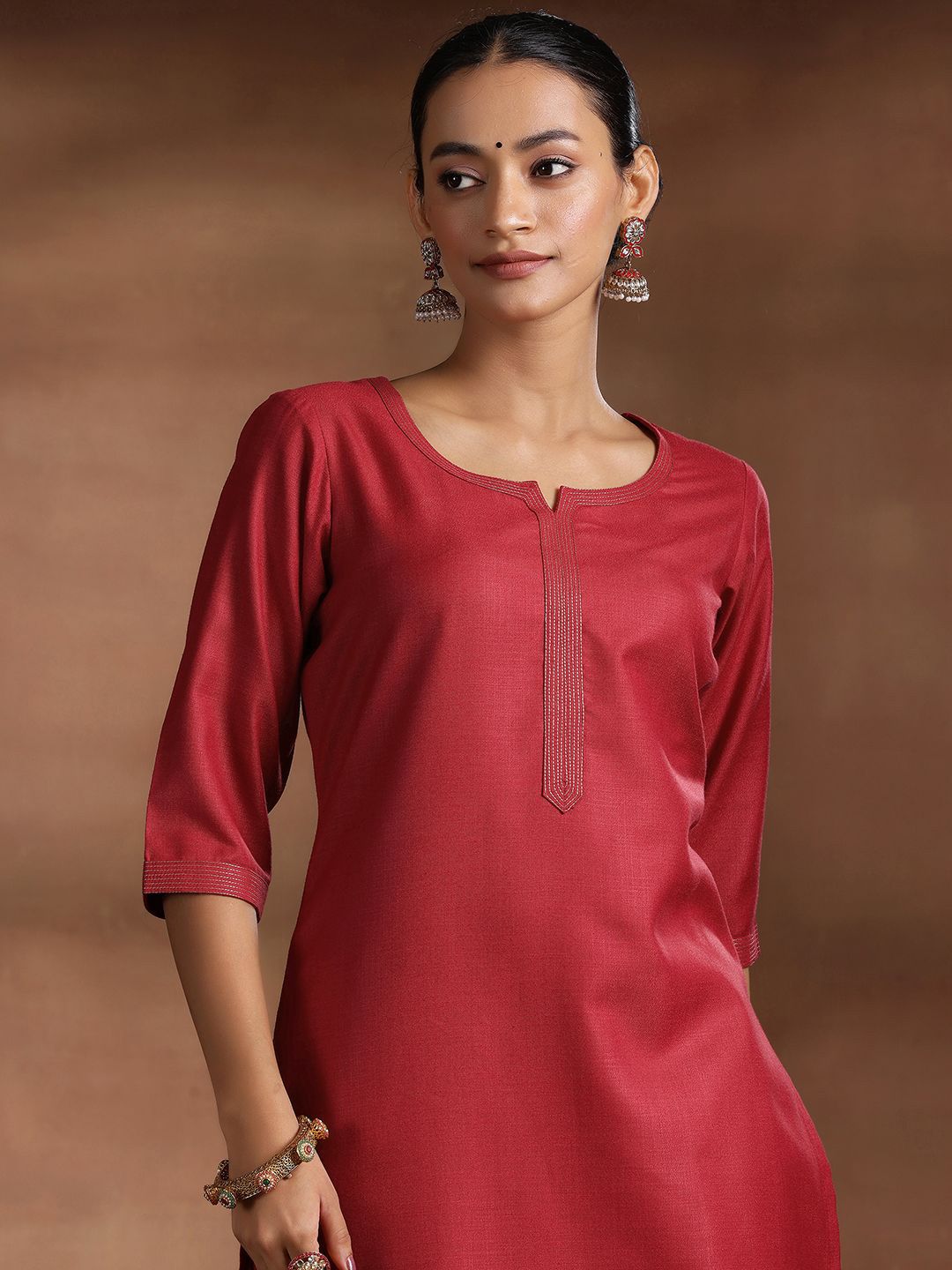 Libas Straight Kurta with Salwar & Dupatta
