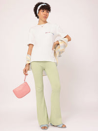 DressBerry Boldly Basic Typo Print Relaxed Tee