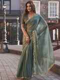 Tikhi Imli Organza Designer Saree