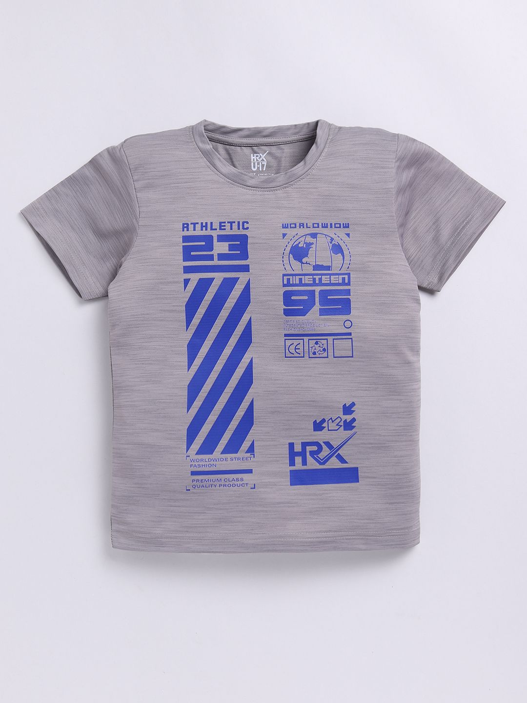 HRX by Hrithik Roshan Boys Typography Printed T-shirt