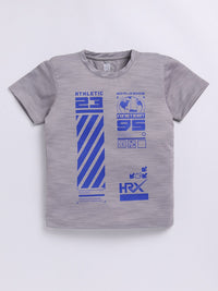 HRX by Hrithik Roshan Boys Typography Printed T-shirt