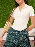 DressBerry Neckline Nectar Fitted Top