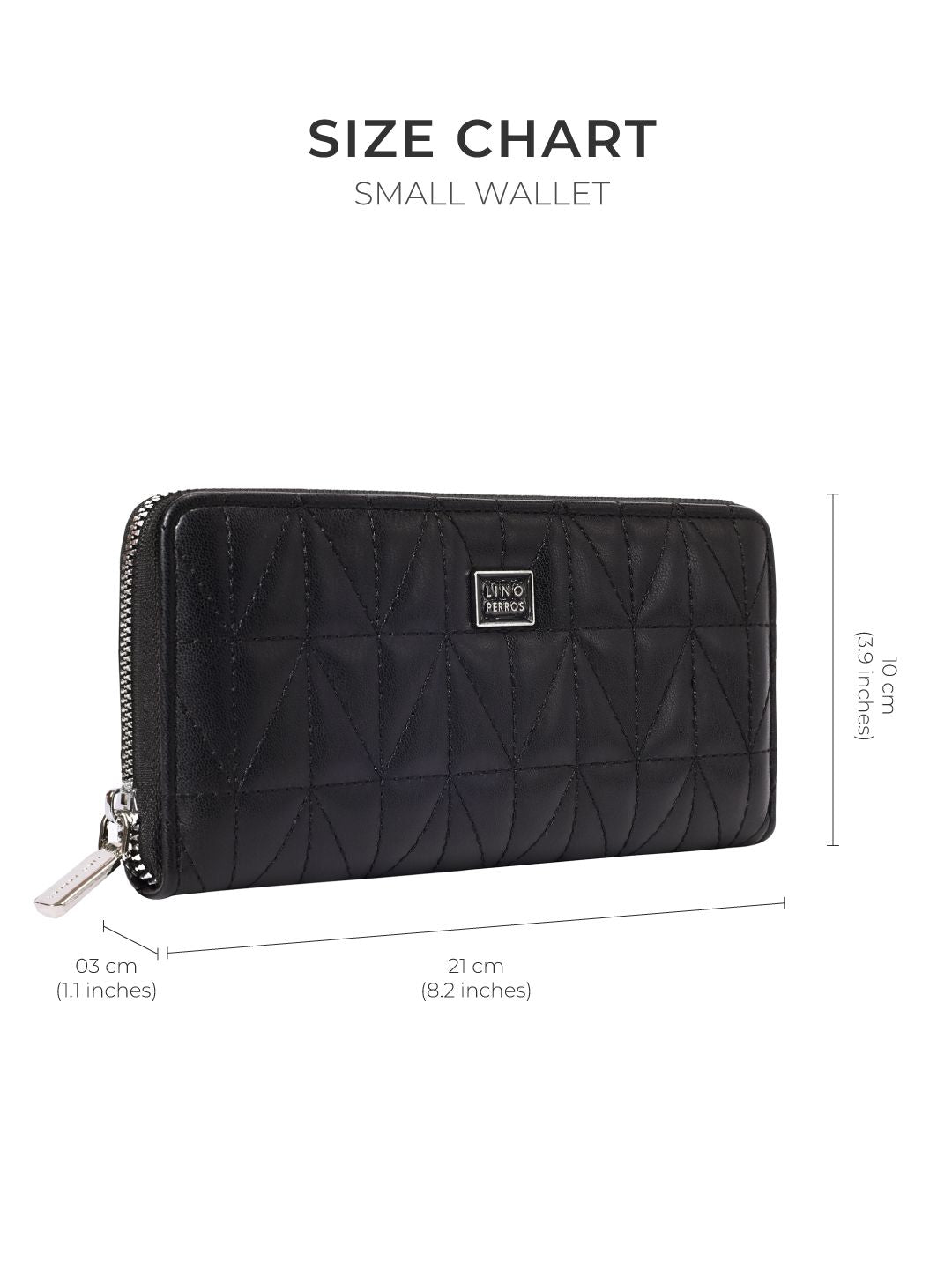 Lino Perros Women Quilted Zip Around Wallet
