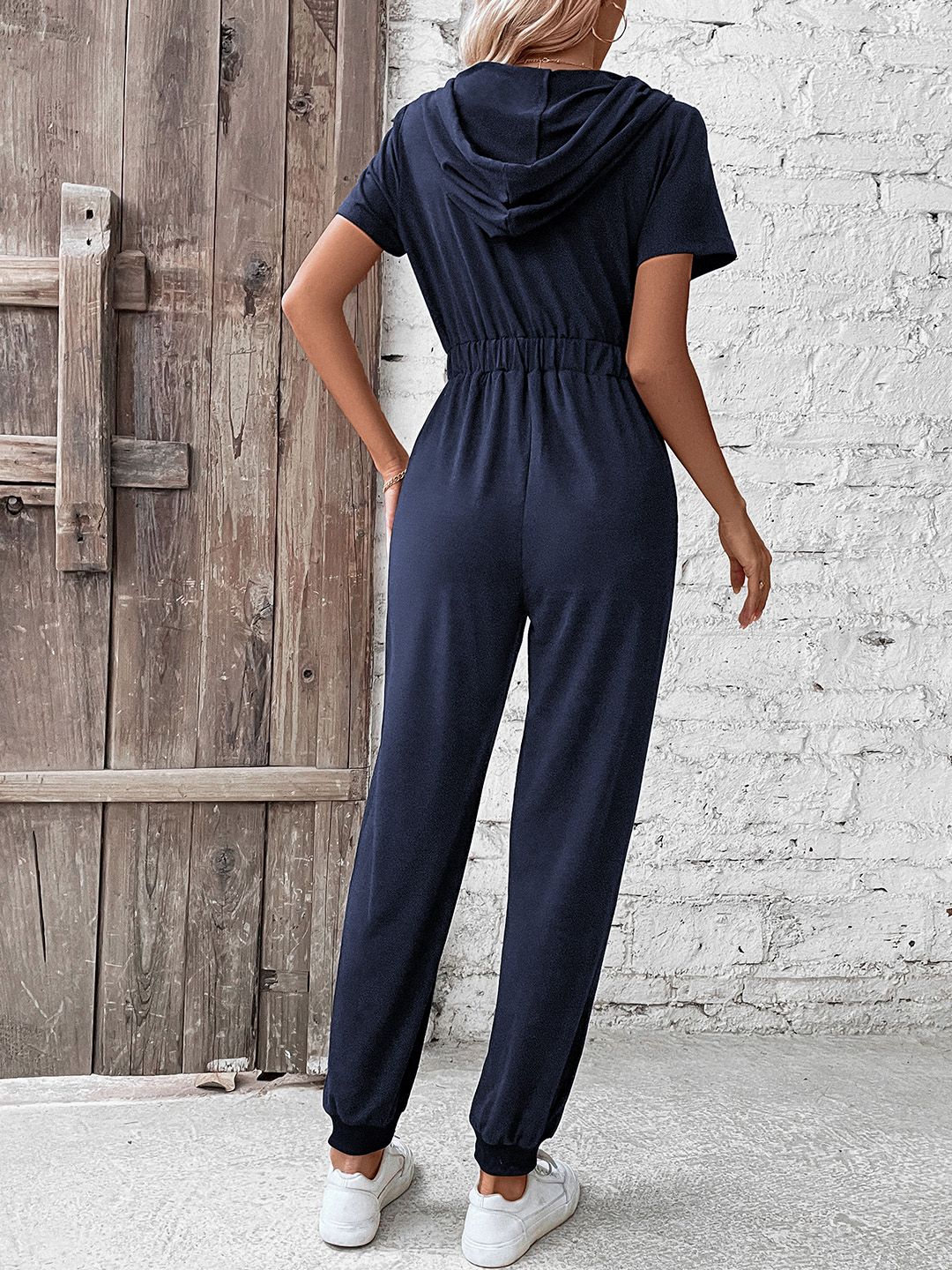 Jumpsuit asas bertudung dressberry