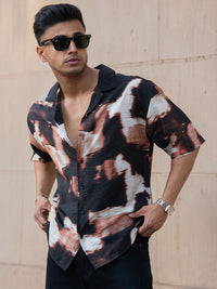 Powerlook Men Opaque Printed Casual Shirt