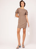 DressBerry Tie-Up Detail Mini Dress