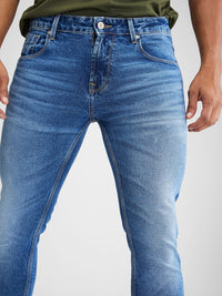 SPYKAR Men Slim Fit Heavy Fade Stretchable Jeans