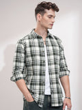 HIGHLANDER Men Opaque Checked Casual Shirt