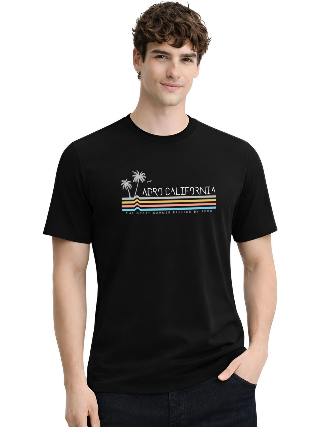 ADRO Men Printed T-shirt