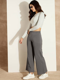 SASSAFRAS Women Cotton Regular Fit Track Pants