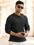 Powerlook Men Striped Round Neck Cotton T-shirt