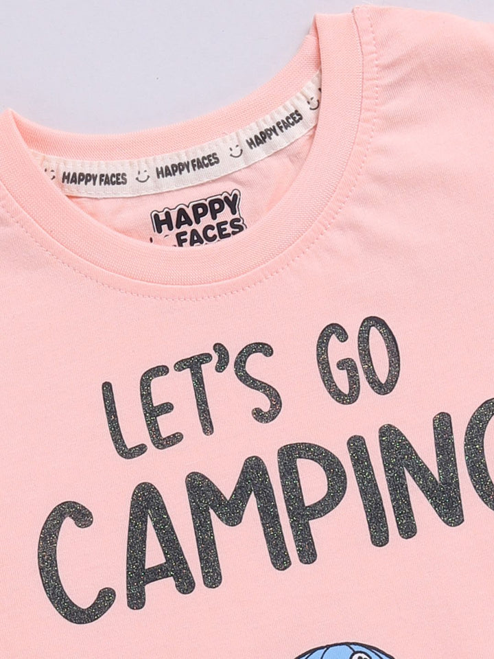 Happy Faces Boys We Bare Bears Printed Pure Cotton T-shirt