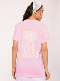 DressBerry Trend Artistry Typography T-shirt