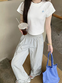 DressBerry Women High-Rise Flared Wide Leg Trousers