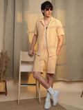 Campus Sutra Shirt With Short Co-Ords