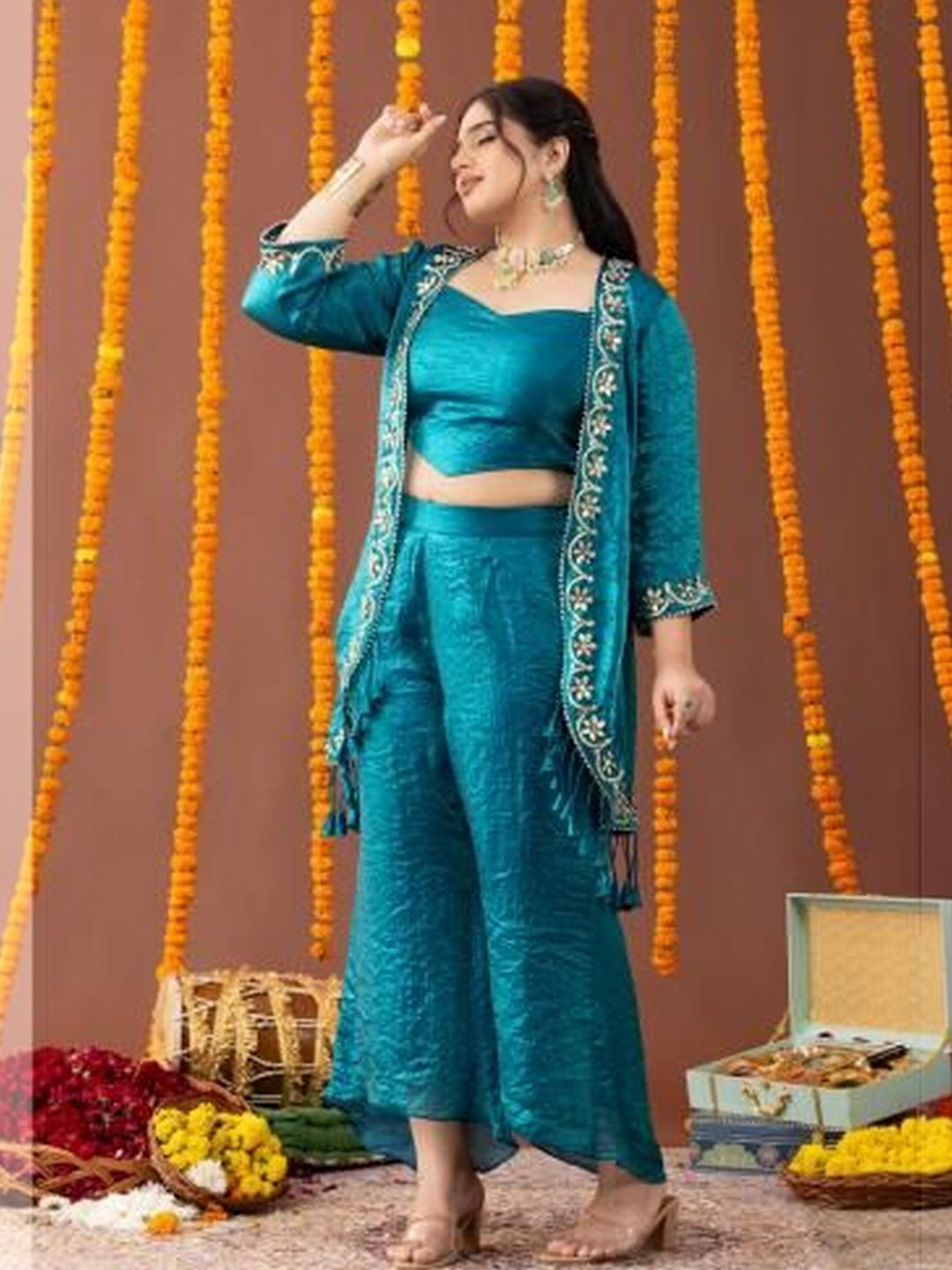 Mamicha Shoulder Straps Top & Trousers Co-Ords