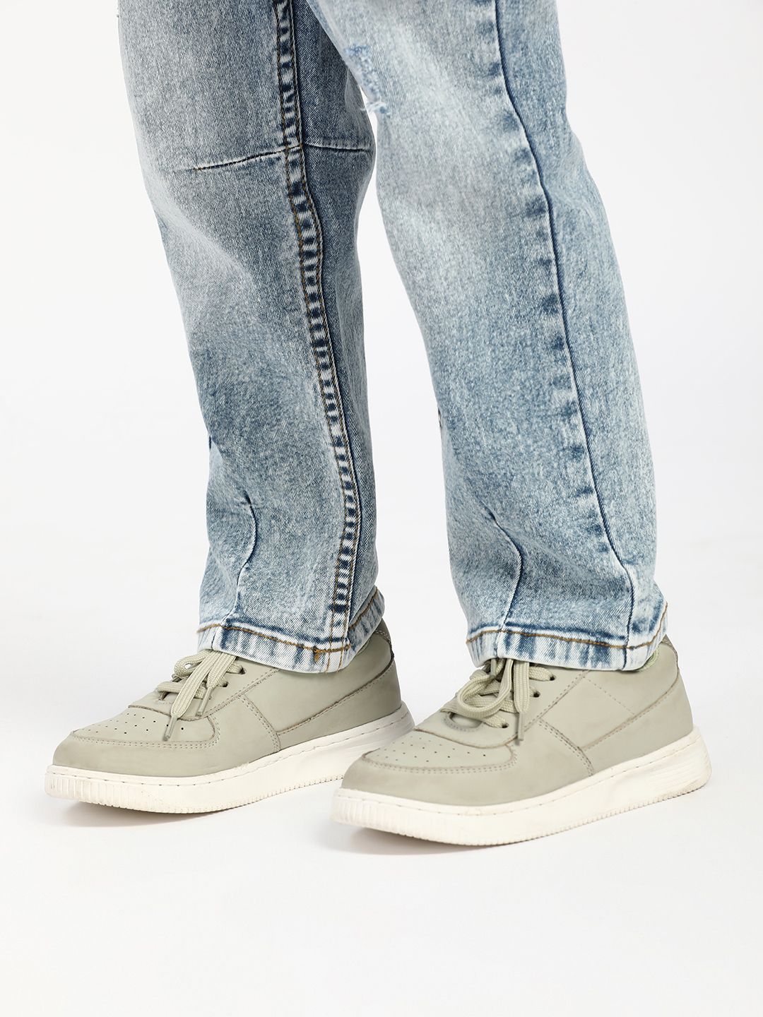 Nauti Nati Boys Textured Cotton Regular Fit Mid-Rise Stretchable Jeans