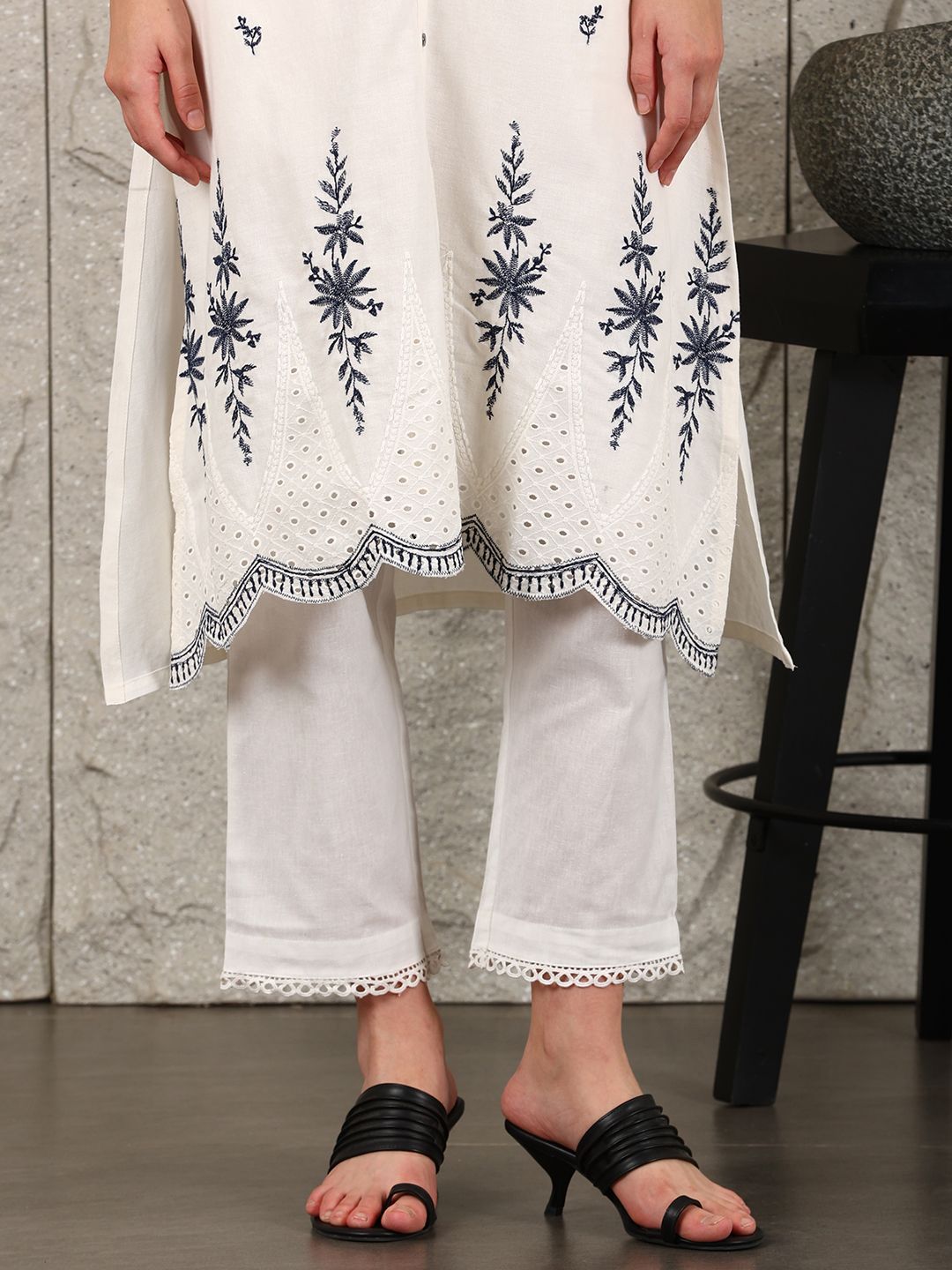 W Women Floral Printed Kurta