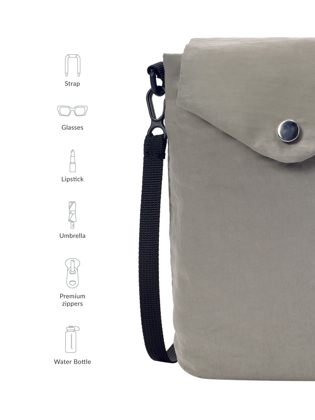 Lino Perros Structured Sling Bag