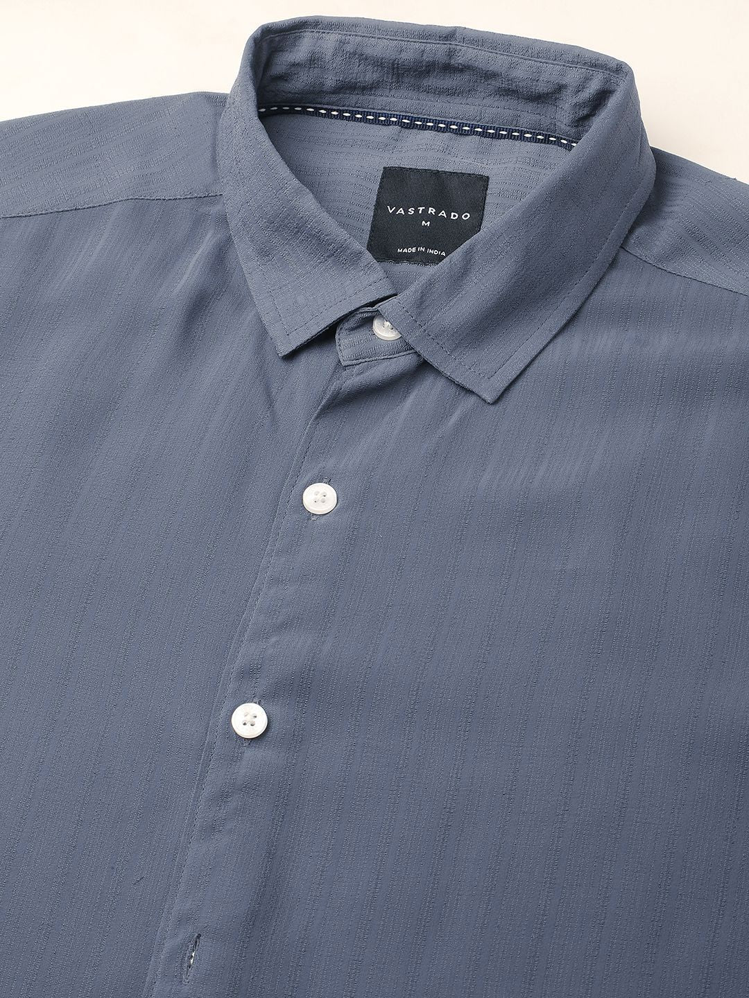 VASTRADO Men Classic Slim Fit Opaque Casual Shirt