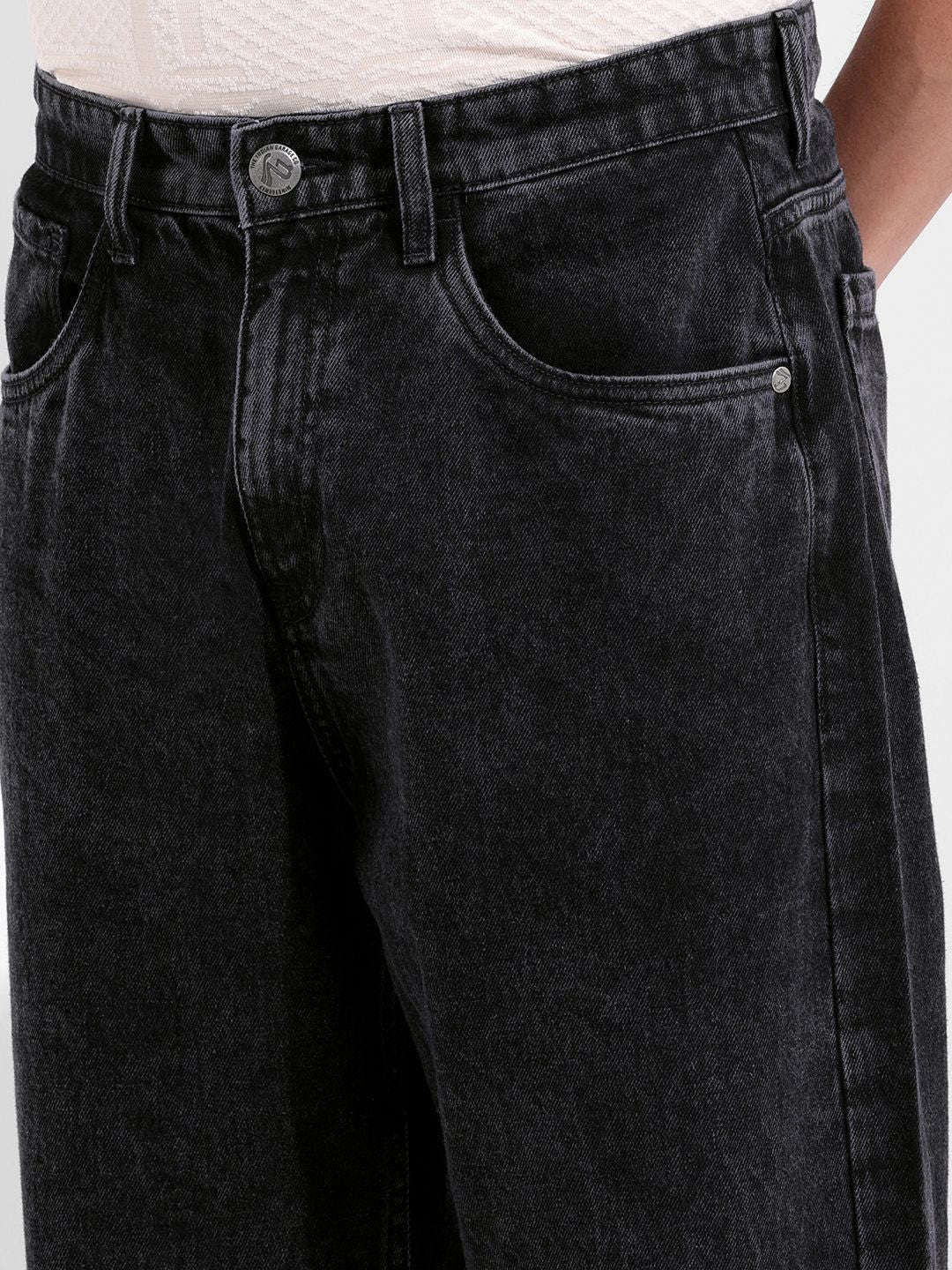 The Indian Garage Co Men Relaxed Fit Mid-Rise Cotton Light Fade Jeans