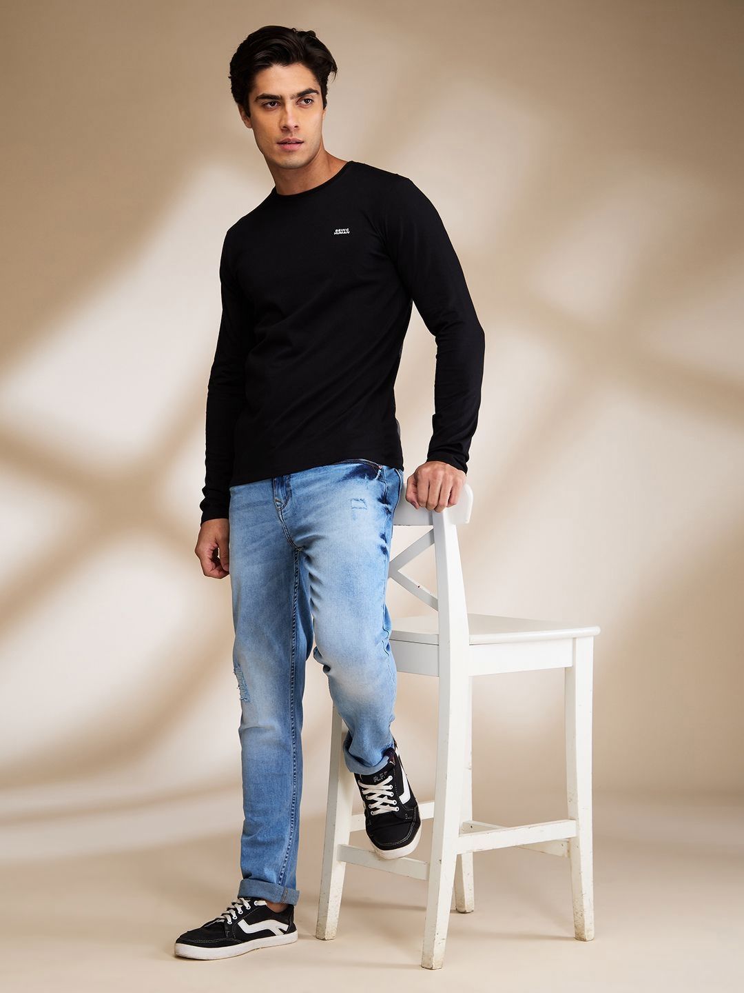 Being Human Men Typography Printed Round Neck Cotton T-shirt