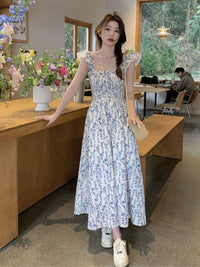 DressBerry Women Floral Printed Fit & Flare Maxi Dress