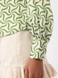 DressBerry Minimalist Chic Satin Finish Shirt