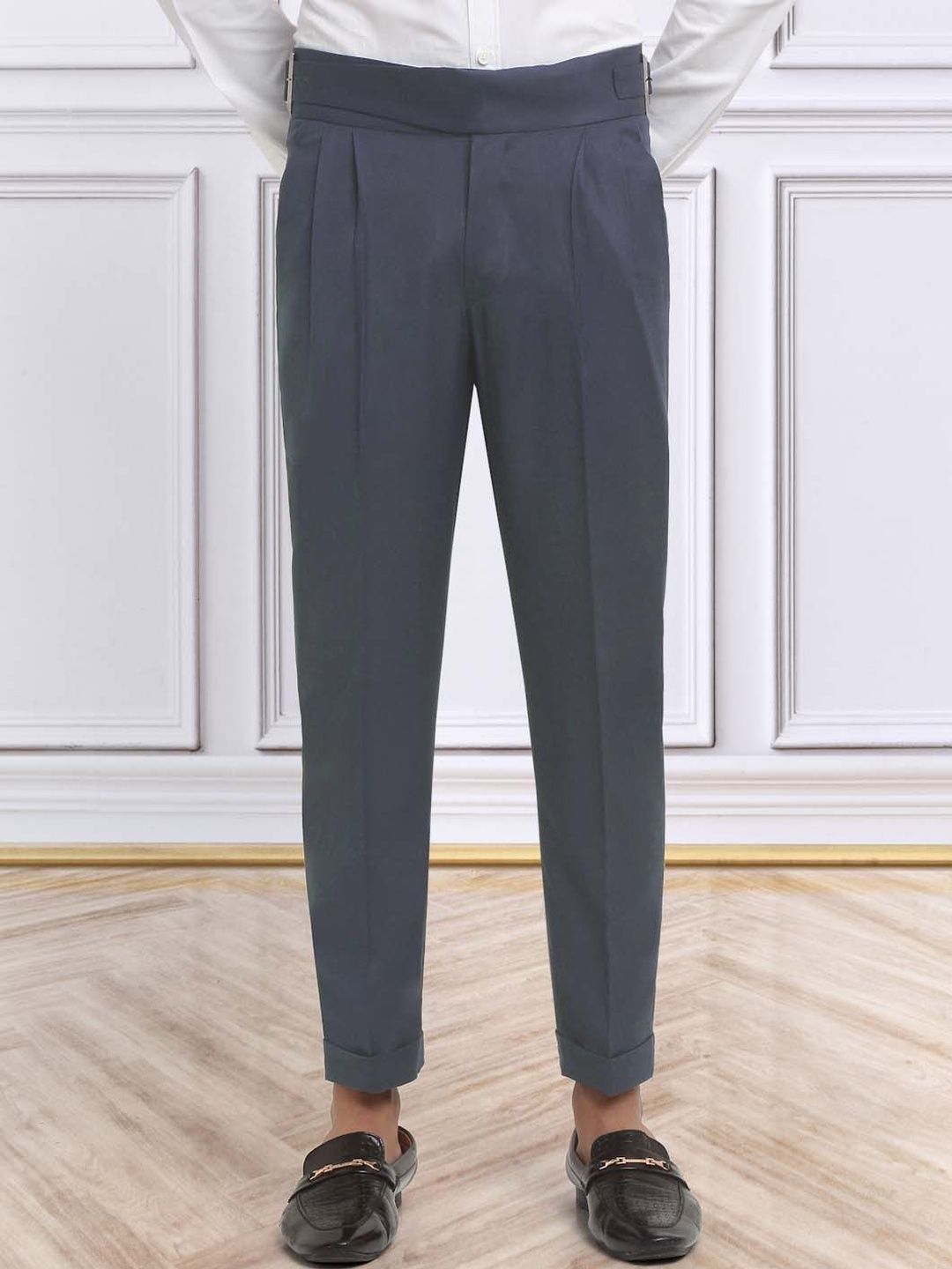 Moda Rapido Men Slim Fit Easy Wash Trousers