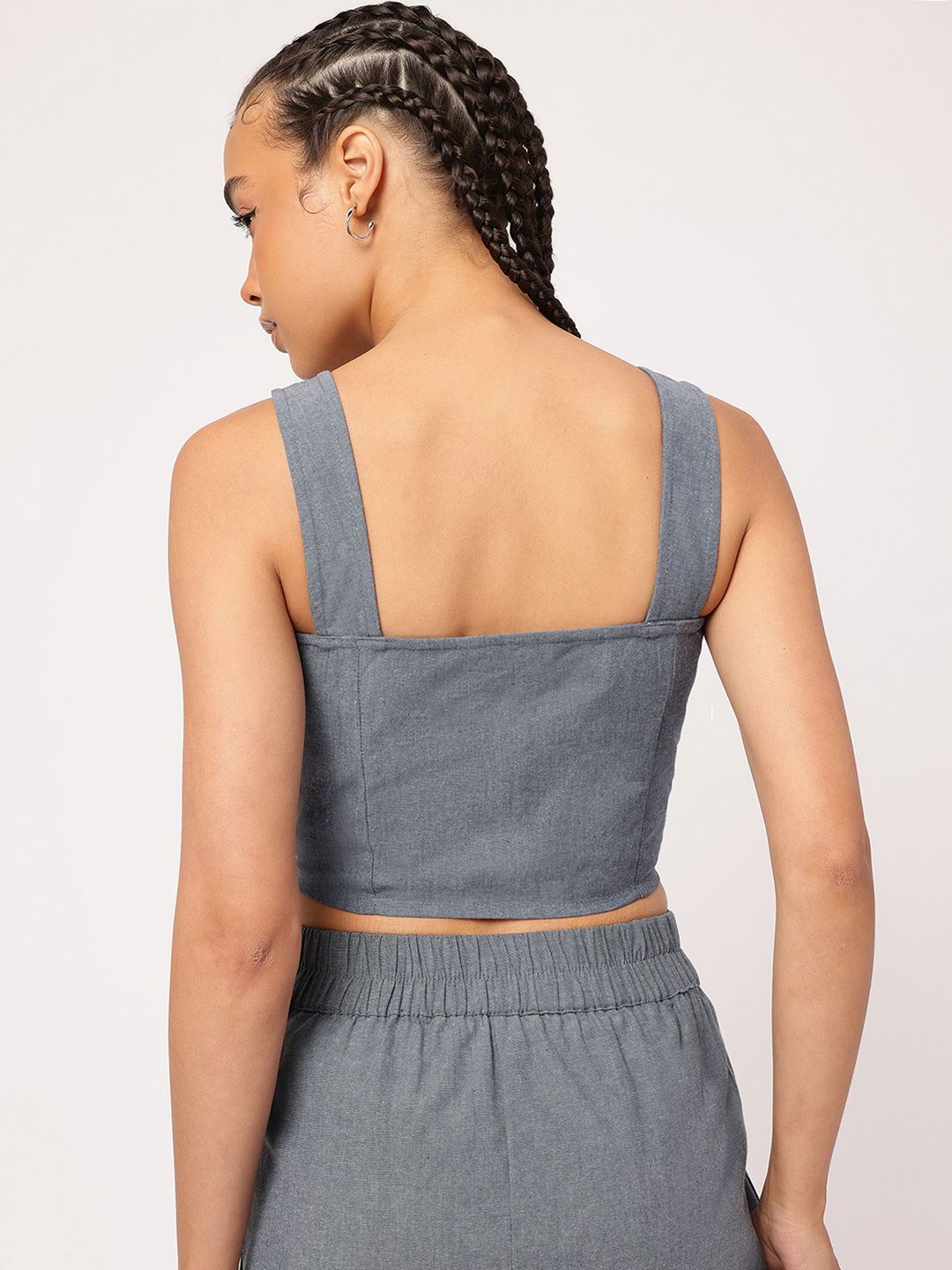 DressBerry Retro Corset Crop Top