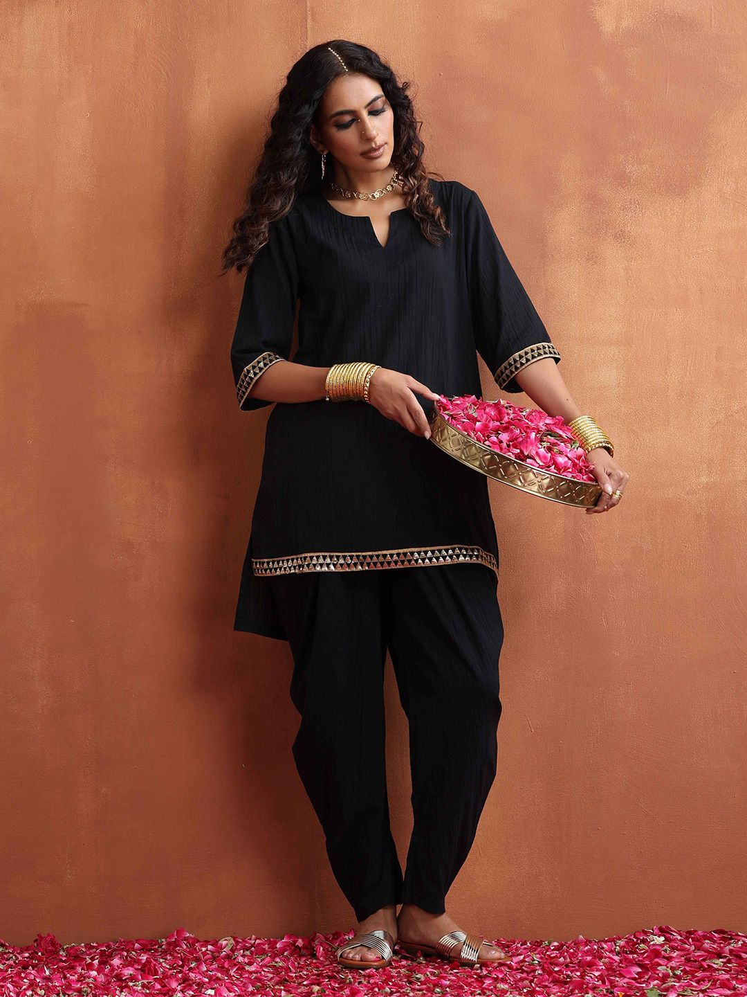 trueBrowns Pure Cotton Tunic With Trousers