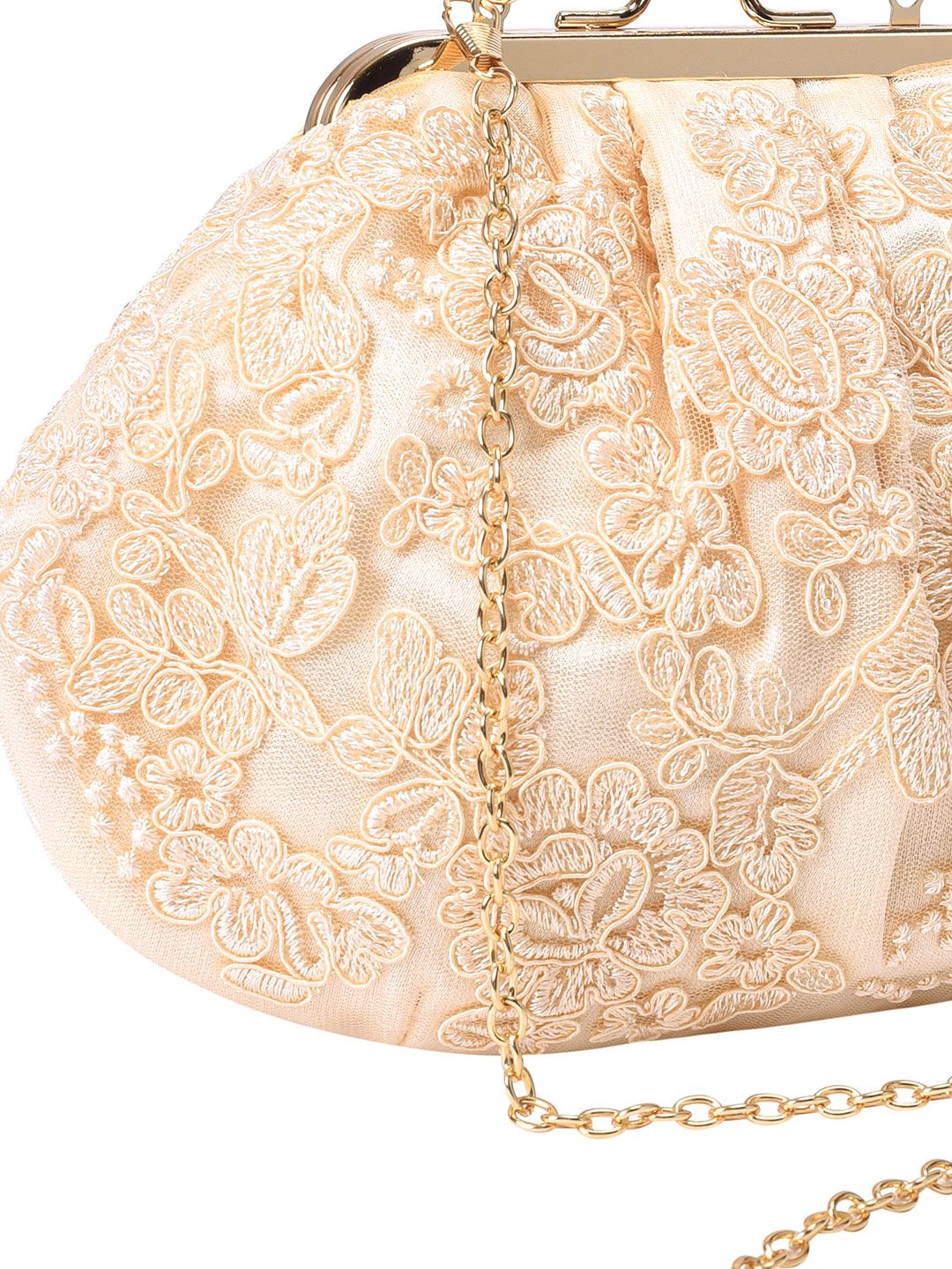 Lino Perros Floral Embroidered Party Purse