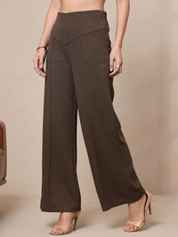 SASSAFRAS worklyf Women Relaxed Straight Leg Trousers