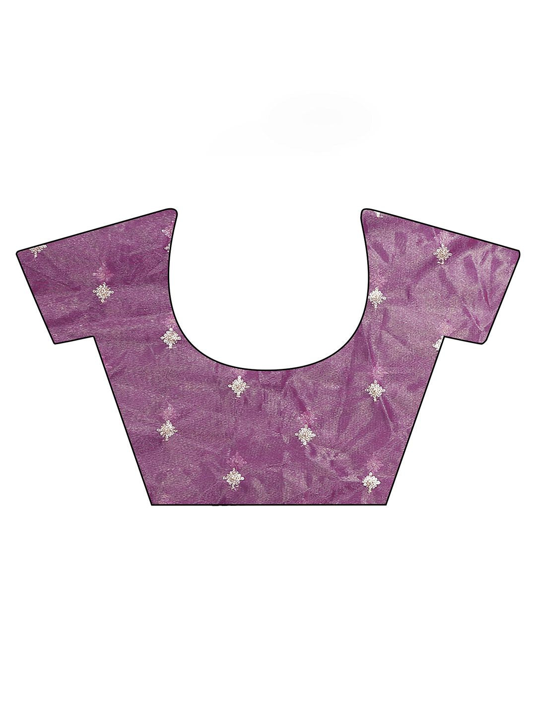 Tikhi Imli Ethnic Motifs Sequinned Net Saree