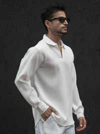 Powerlook Men Semi Sheer Casual Shirt