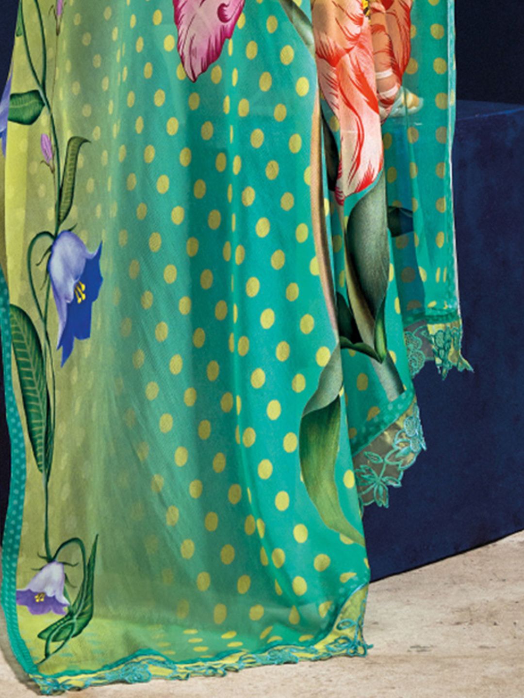 Indo Era Women Floral Embroidered Regular Thread Work Kurta with Trousers & With Dupatta