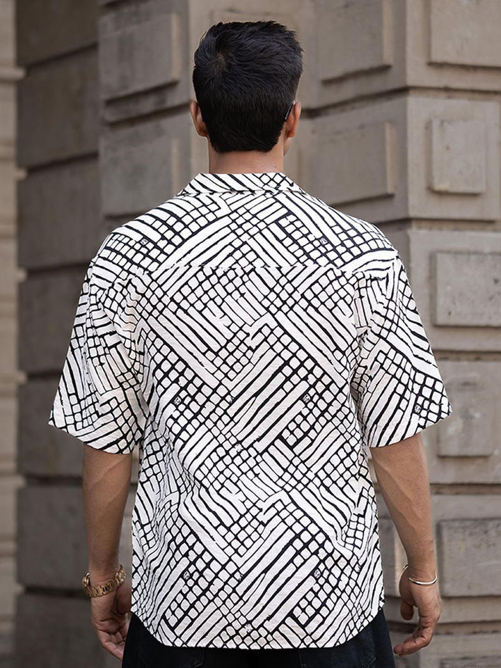 Powerlook Men Tartan Checks Opaque Printed Casual Shirt