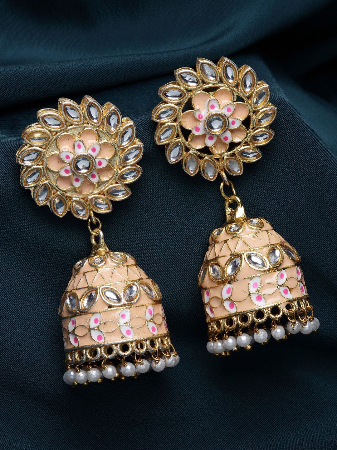 Anouk Contemporary Jhumkas Earrings