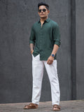 Powerlook Men Faded Opaque Casual Shirt