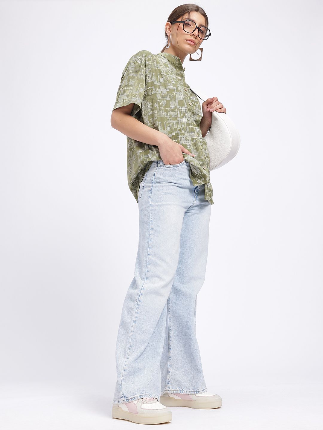 DressBerry Reflected Angles Relaxed Shirt