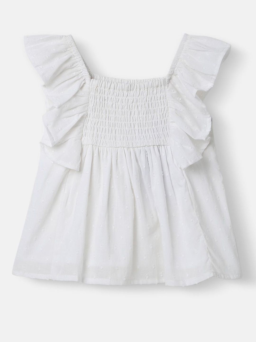 Nauti Nati Flutter Sleeve Ruffled Fit & Flare Dress