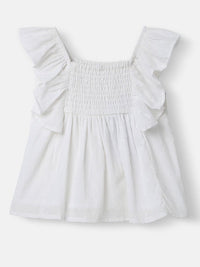 Nauti Nati Flutter Sleeve Ruffled Fit & Flare Dress