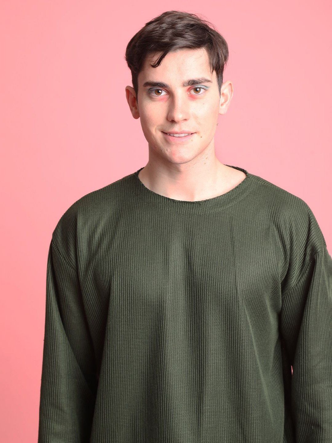 Bene Kleed Men Self Design Oversized T-shirt